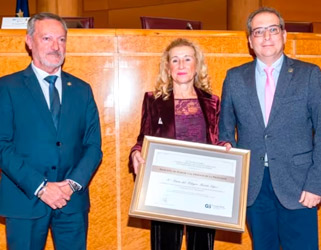 EuropaPress: La catedrática de la Universidad de Sevilla Milagro Martín, premiada por su defensa de la profesión de graduado social